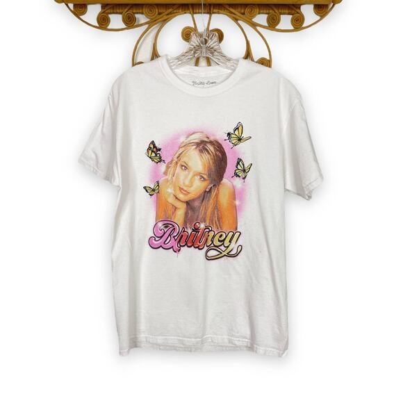 Britney Spears graphic t-shirt white S/M - Picture 1 of 5